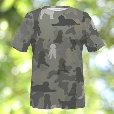 Portuguese Water Dog Camo T-Shirt