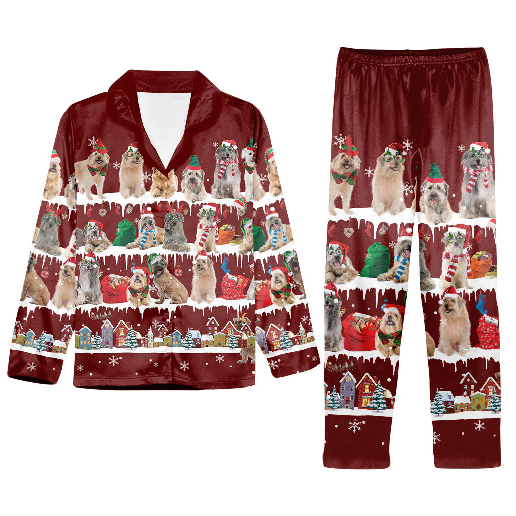 Matching Family Christmas Pajamas Set For Pyrenean Shepherd Dog Lover