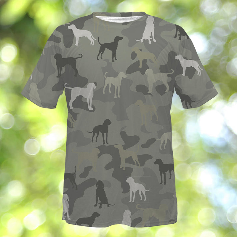 Redbone Coonhound Camo T-Shirt