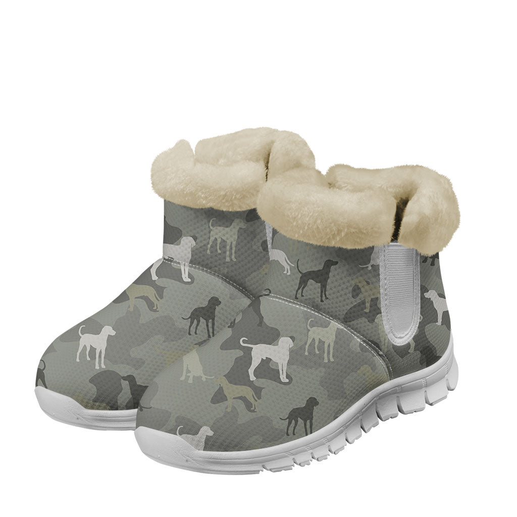 Redbone Coonhound Camo Snow Boots - Perfect For Winter