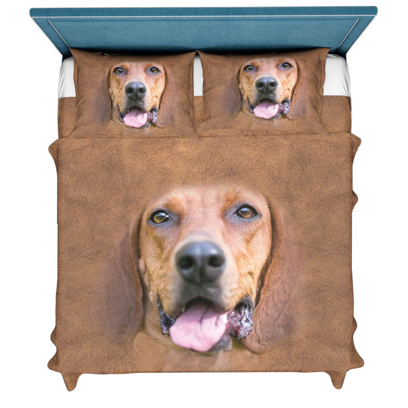 Redbone Coonhound Bedding Set - Soft And Cozy Dog Lovers Gift