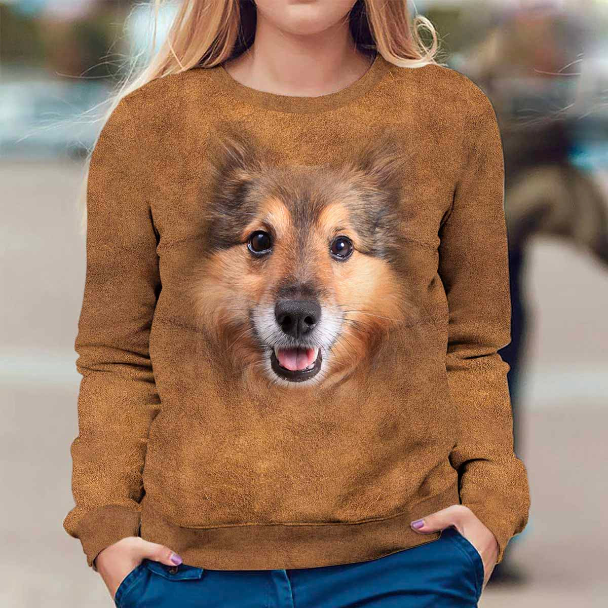Shetland Sheepdog - Face Hair - Premium Sweater