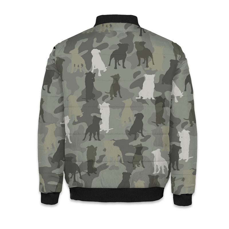 Staffordshire Bull Terrier Camo Front