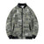 Wirehaired Pointing Griffon Camo Puffer Bomber Jacket