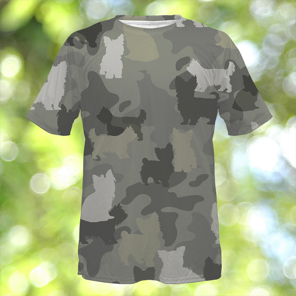 Yorkshire Terrier Camo T-Shirt