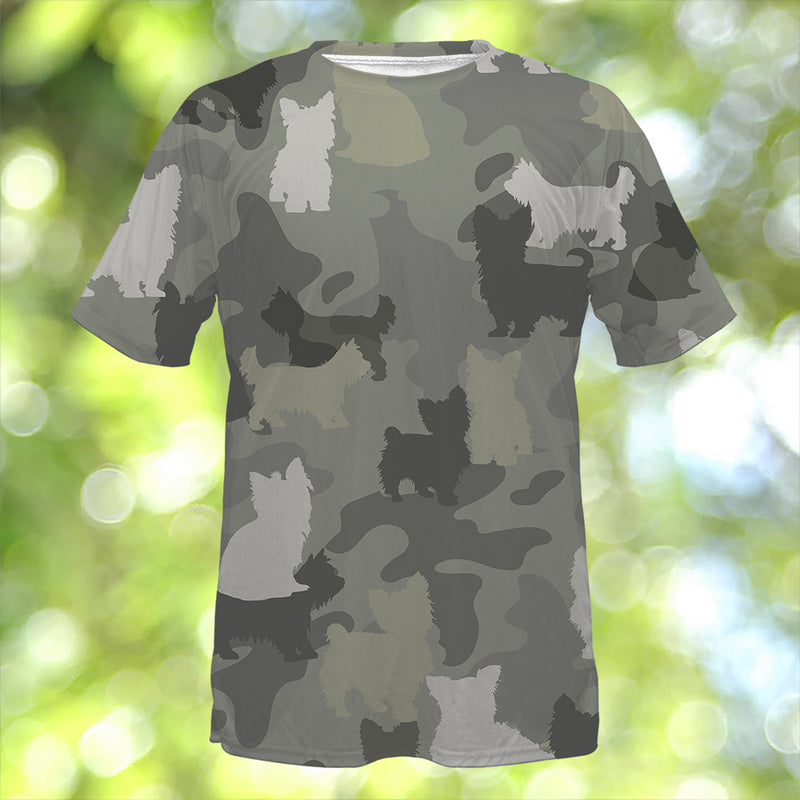 Yorkshire Terrier Camo T-Shirt