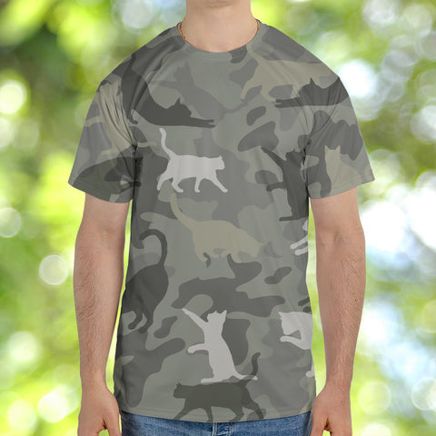 Cat Camo - All-over Print Unisex T-shirt