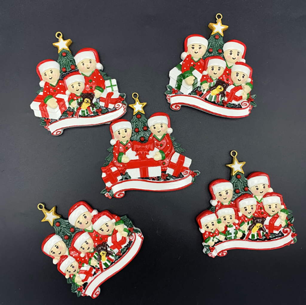 Personalized Family Christmas Ornaments: Custom Resin Ornaments For Families