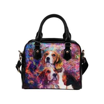 Beagle Yin Yang Shoulder Handbag