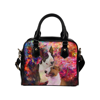 Bull Terrier Yin Yang Shoulder Handbag