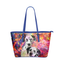 Dalmatian Leather Tote Bag