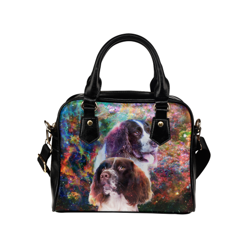 English Springer Spaniel Yin Yang Shoulder Handbag