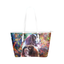 English Springer Spaniel Leather Tote Bag