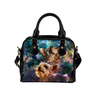 Yorkshire Terrier Yin Yang Shoulder Handbag