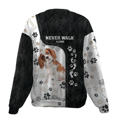 Cavalier King Charles Spaniel-Never Walk Alone-Premium Sweater