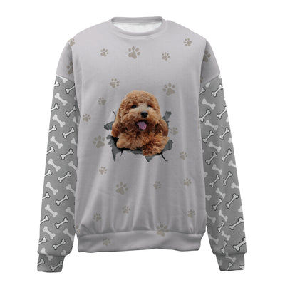 Poodle-Paw And Pond-Premium Sweater