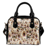 Lakeland Terrier Full Face Shoulder Handbag