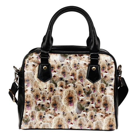 Lakeland Terrier Full Face Shoulder Handbag