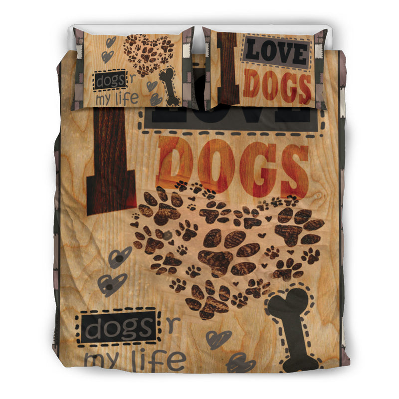I Love Dogs Duvet - Bedding Set