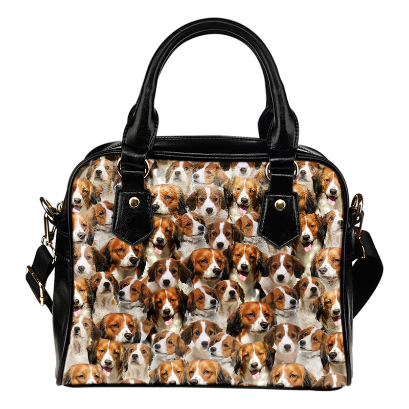 Kooikerhondje Full Face Shoulder Handbag