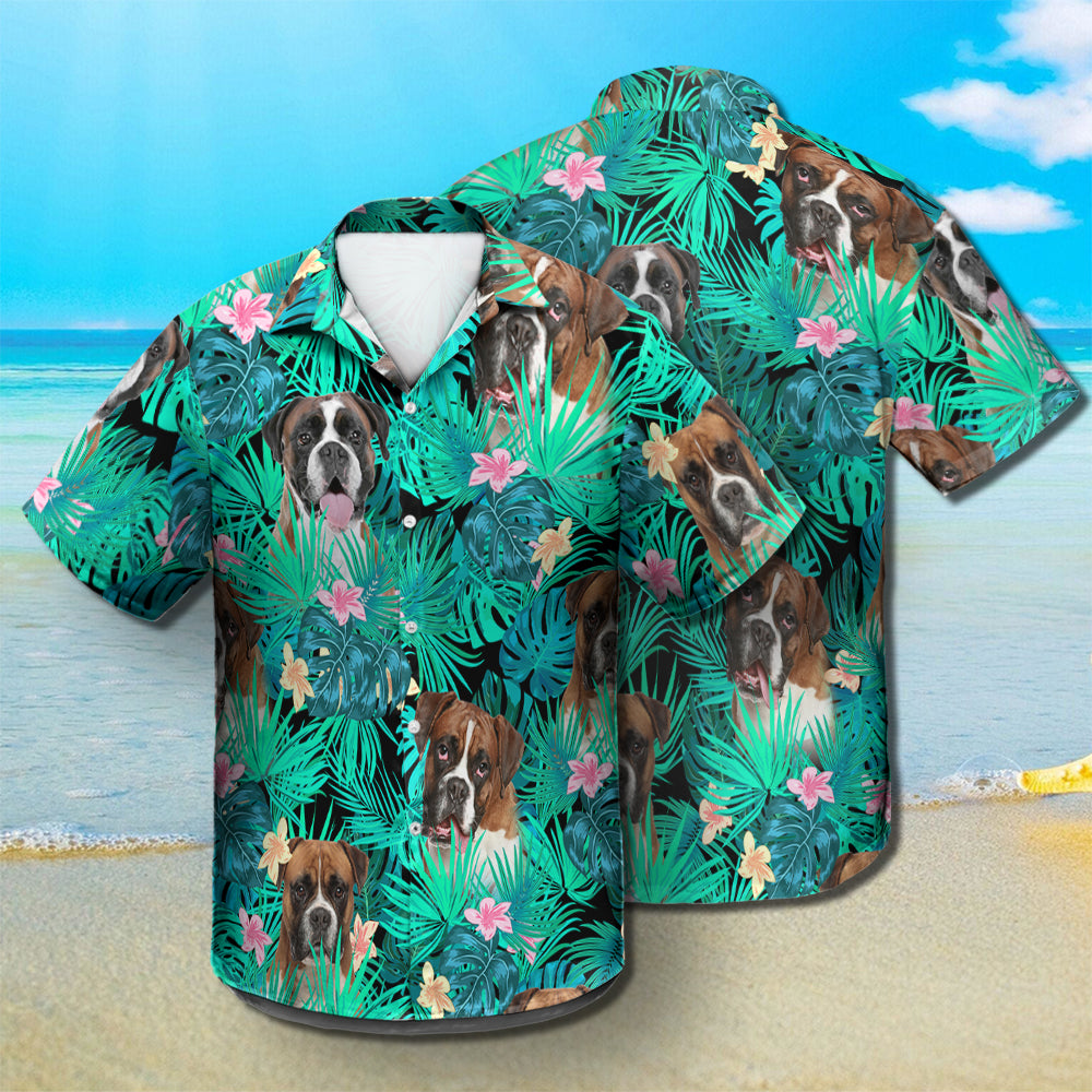 Boxer - Summer Leaves - Hawaiian Shirt