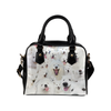 Samoyed Face Shoulder Handbag