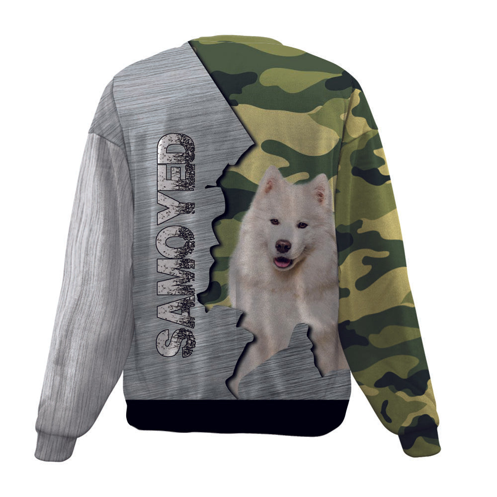 Samoyed-Camo-Premium Sweater