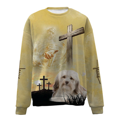 Havanese-Jesus-Premium Sweater