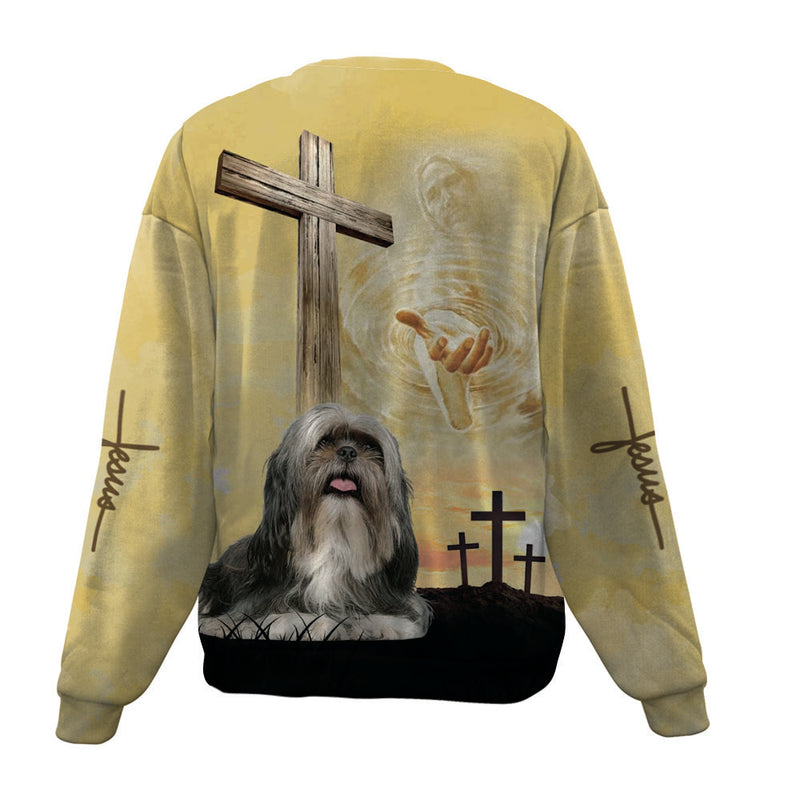 Shih Tzu-Jesus-Premium Sweater