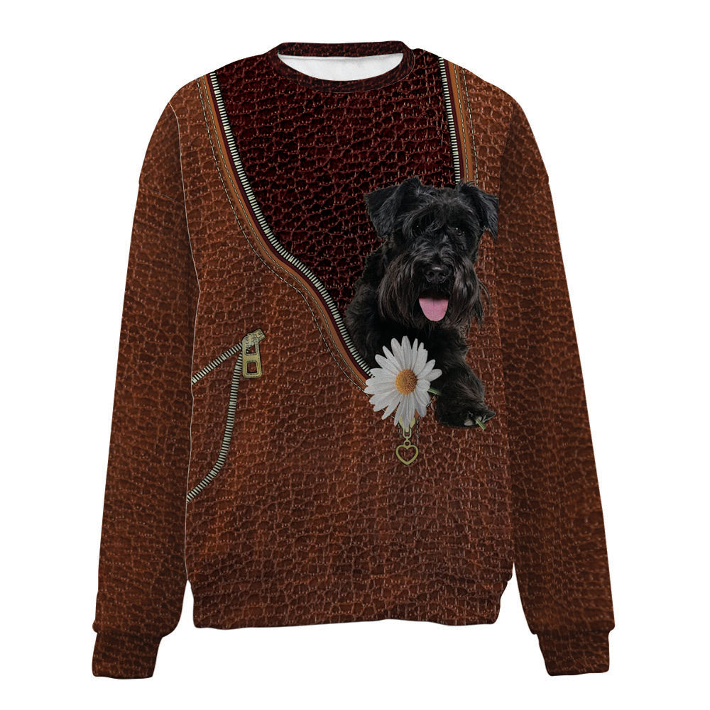 MINIATURE SCHNAUZER-Zip-Premium Sweater