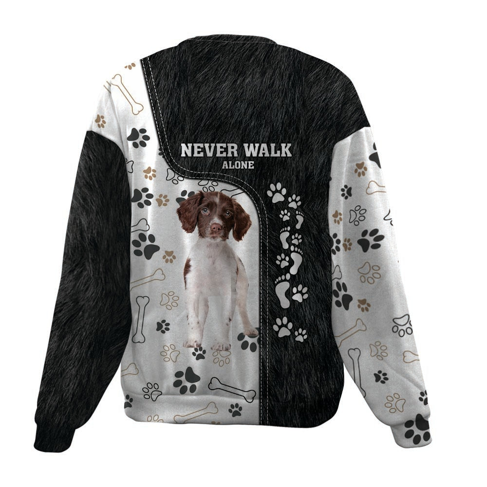 Drentse Patrijshond-Never Walk Alone-Premium Sweater