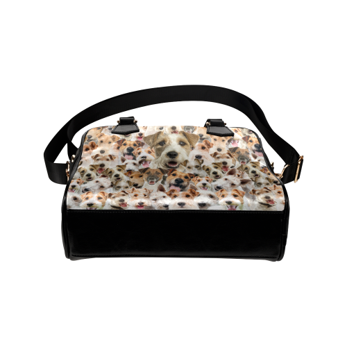 Fox Terrier Face Shoulder Handbag