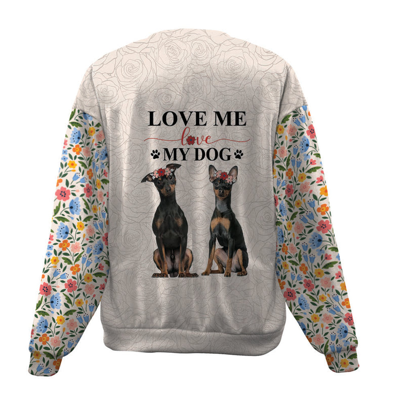 Miniature Pinscher-Love My Dog-Premium Sweater