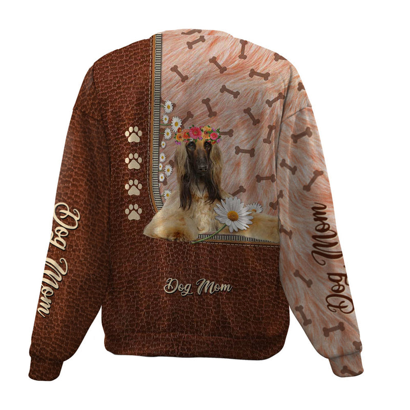 Afghan Hound-Dog Mom-Premium Sweater