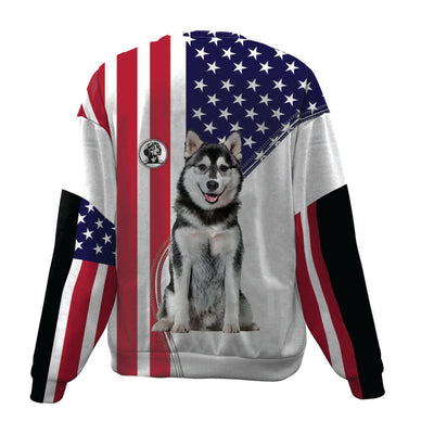 Husky-USA Flag-Premium Sweater