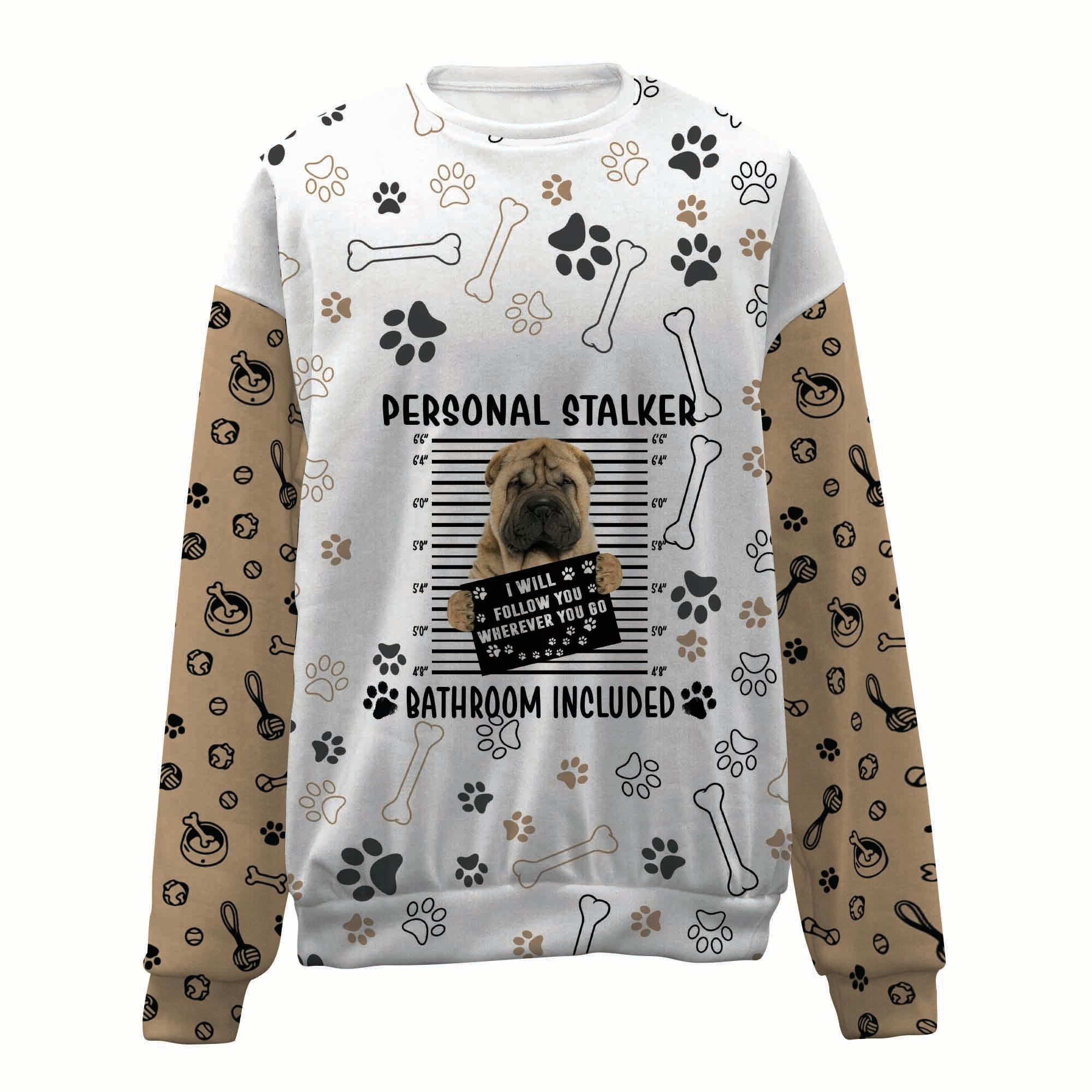 Shar Pei-Personal Stalker-Premium Sweater