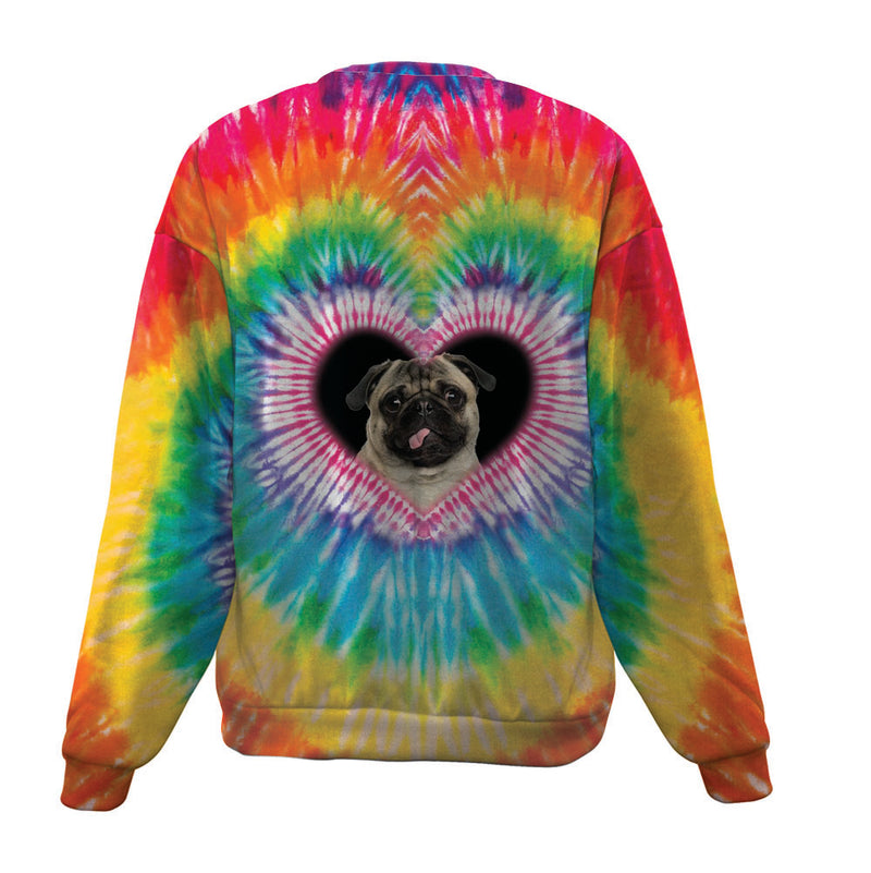 Pug-Big Heart-Premium Sweater