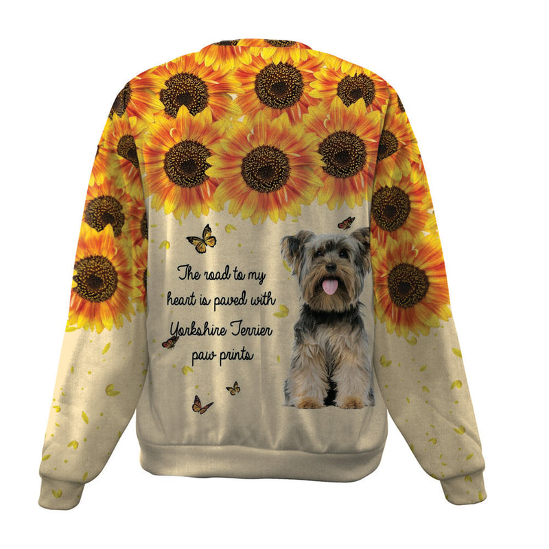Yorkshire Terrier-Flower-Premium Sweater