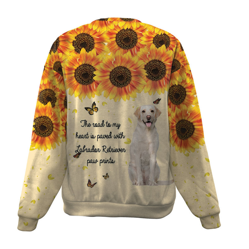 Labrador Retriever 2-Flower-Premium Sweater