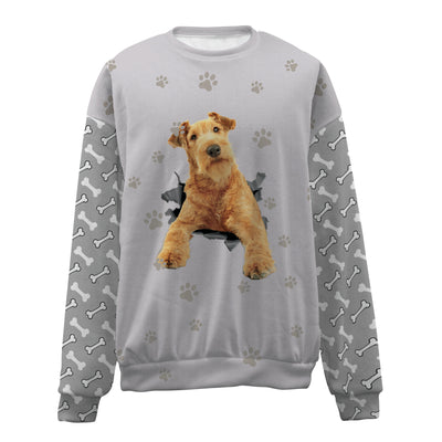 Irish Setter-02-Paw And Pond-Premium Sweater