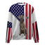 Weimaraner-USA Flag-Premium Sweater