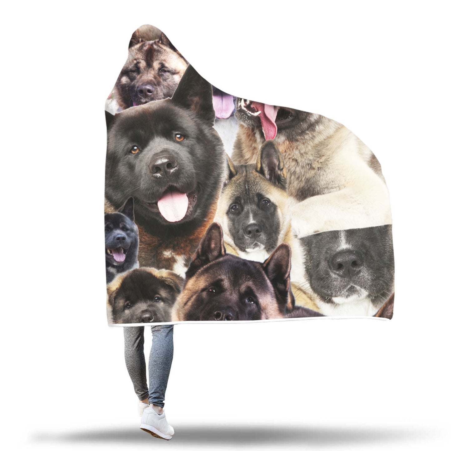 Akita Hooded Blanket