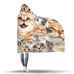Cat Hooded Blanket