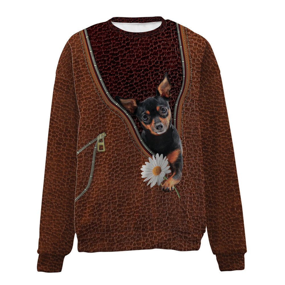 MINIATURE PINSCHER-Zip-Premium Sweater