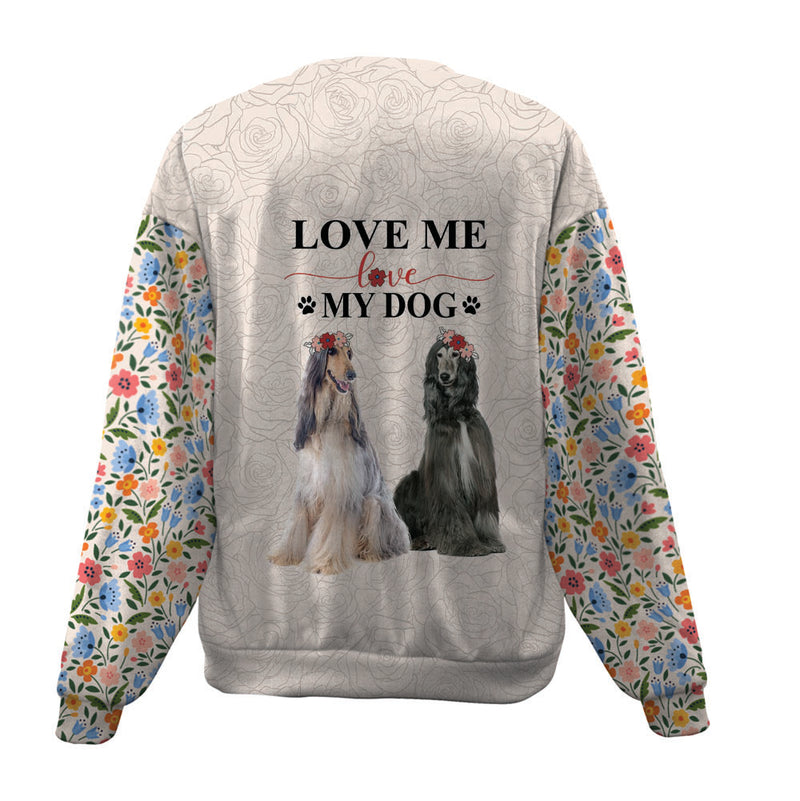 Afghan Hound-Love My Dog-Premium Sweater