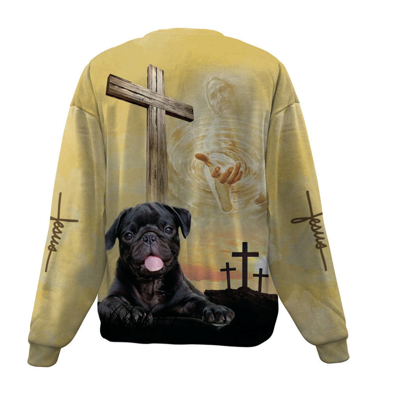 Pug-Jesus-Premium Sweater