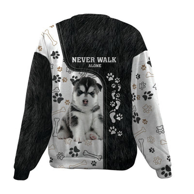 Husky-Never Walk Alone-Premium Sweater