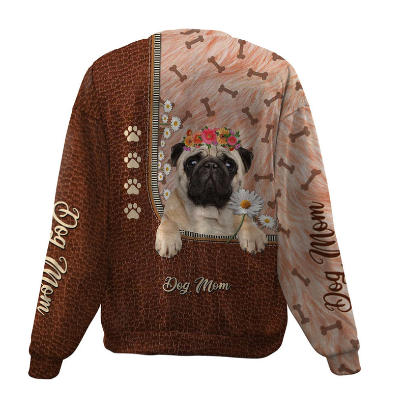 Pug-Dog Mom-Premium Sweater