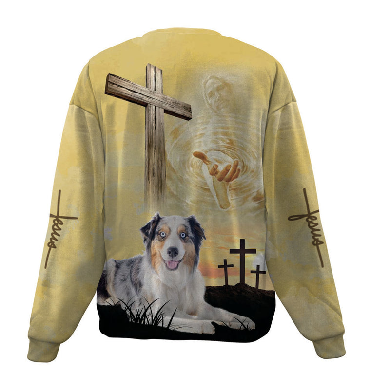 Australian Shepherd-Jesus-Premium Sweater