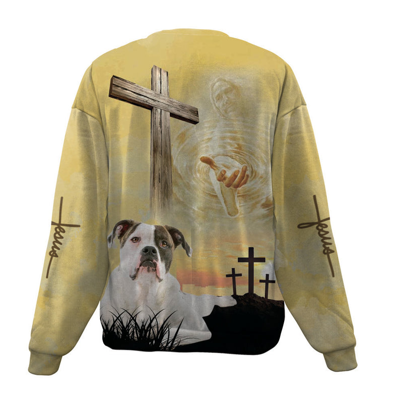 American Bulldog-Jesus-Premium Sweater